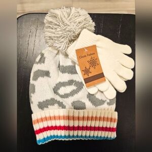 Beanie & glove set
